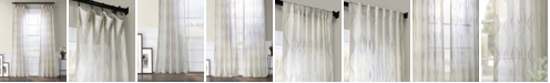 Exclusive Fabrics & Furnishings Suez Embroidered Sheer 50" x 84" Curtain Panel